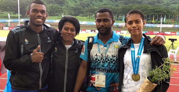 Team Fiji Women’s 4x400 meters relay and Lockington win gold at Pac Mini Games
