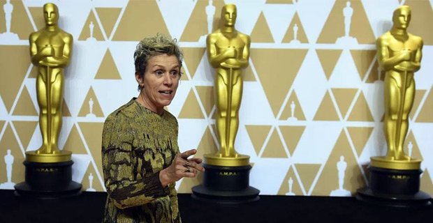 Man runs away with Frances McDormand's Oscar at an after party