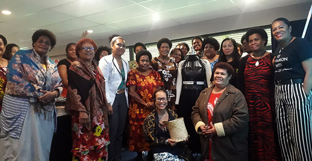 30 women learn about earning an income through fashion and weaving