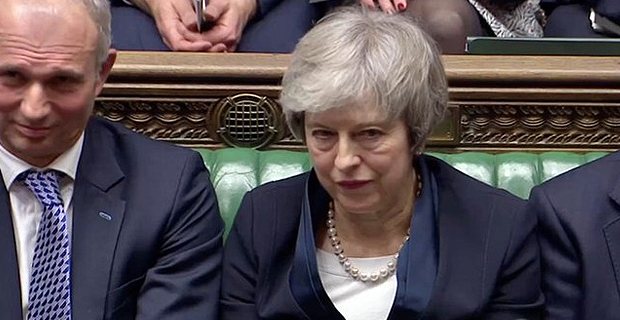 UK leader Theresa May suffers resounding defeat on her Brexit deal