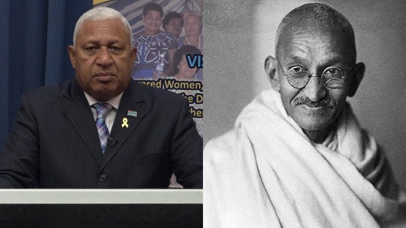 Fiji joins the rest of the world in its gratitude for the life, teachings and values of Gandhi – PM