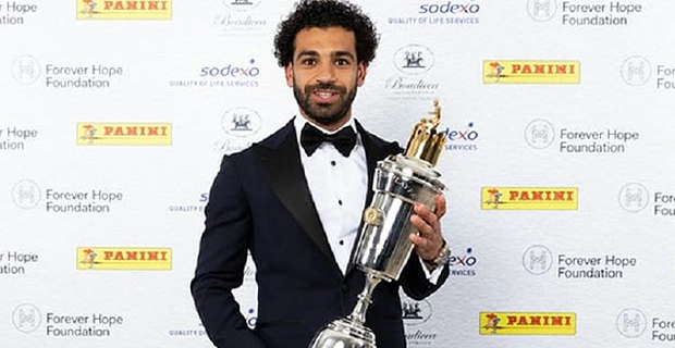Mohamed Salah wins Professional Footballers' Association Player of the Year award 
