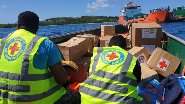 Fiji Red Cross distributes 750 relief items to people affected by TC Tino in Lau Group