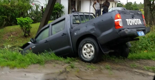 Fiji Corrections vehicle involved in an accident