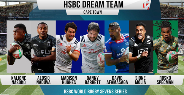 Nasoko and Naduva named in Cape Town 7s Dream Team