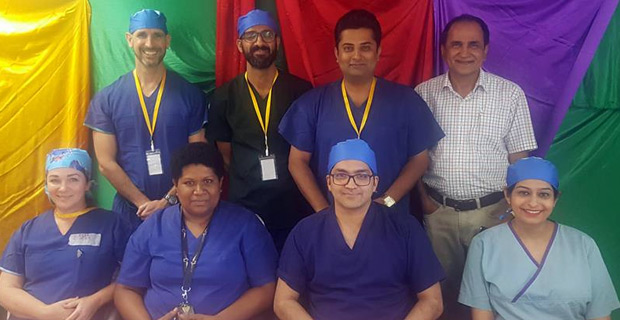 International team of heart specialists hoping to carry out 3 open heart surgeries per day this week