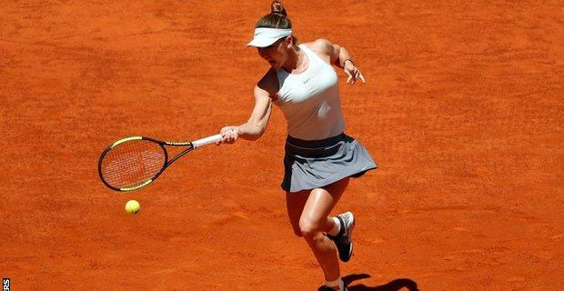Simona Halep continues bid to regain world number one ranking 