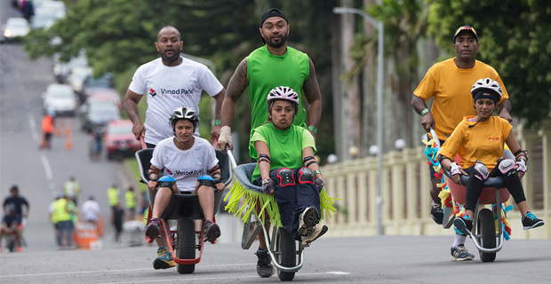 Frank Hilton Organization organizes 3rd wheelbarrow race to raise funds for services they provide