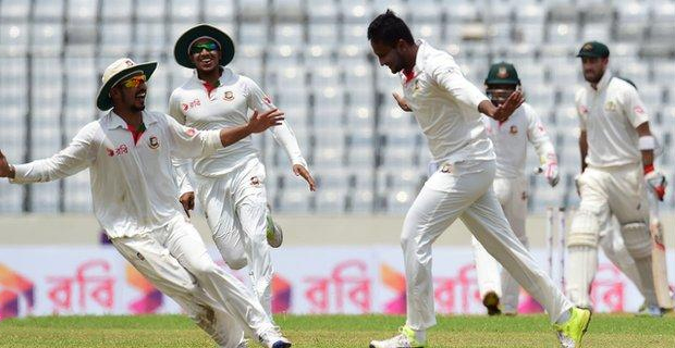 Bangladesh secures historic win against Australia