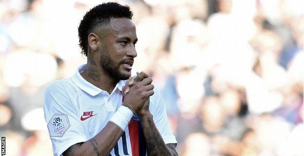 Neymar booed by own fans on PSG return in 1-0 win over Strasbourg