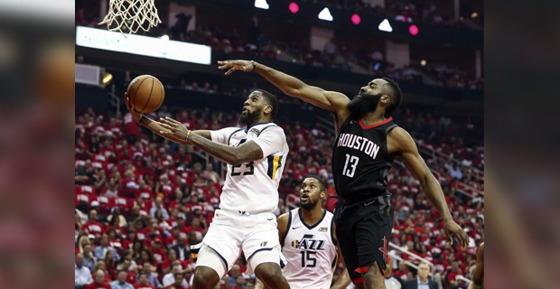 Utah Jazz defeated Houston Rockets 116-108 in Game 2 of NBA playoffs
