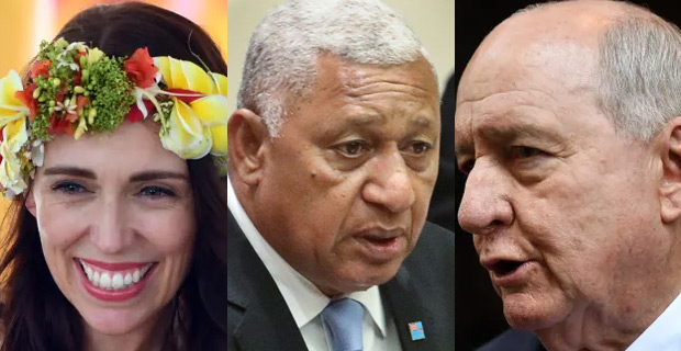 PM Bainimarama comments on Alan Jones attacking Jacinda Ardern