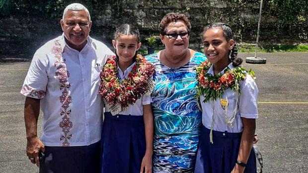 PM and wife Mary are proud grandparents today as their granddaughters take up leadership roles in school