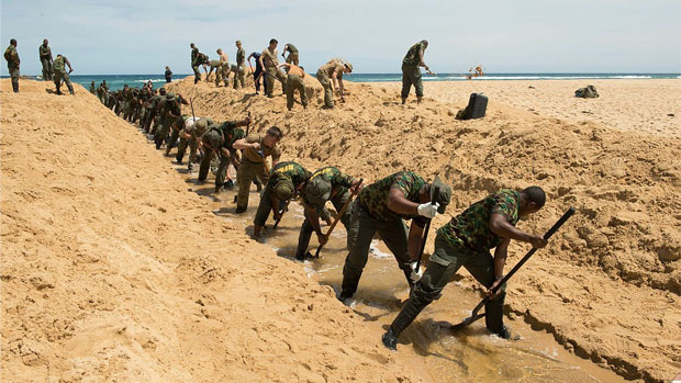 Fiji Military Force continues hard work towards Australian Bush fire recovery
