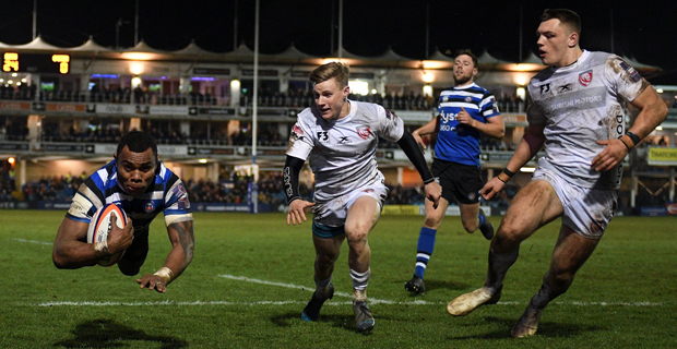 Rokoduguni scores 4 tries as Bath thrash Gloucester 52-0