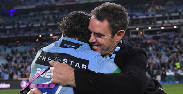 New South Wales Blues coach denies player involvement in leaked sex tape on eve of Game 1