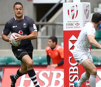 Fiji loses to England in first pool match of London 7s