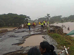 Severe flood warning still in place