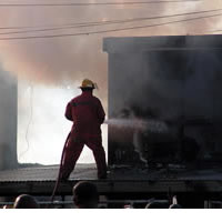 Fire leaves 4 homeless