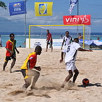 Fiji last in beach soccer