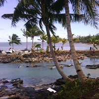 Did Fiji feel the fore-shocks?