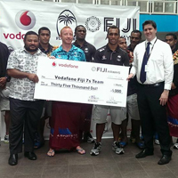 Vodafone Fiji 7s team receives bonus payment