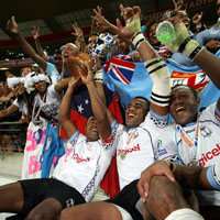 Major crowd support for 7s boys