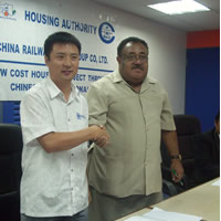 China Railway Construction Company to employ locals 