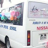 Hostel students receive food donations
