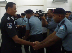 Police recruits reminded of discipline