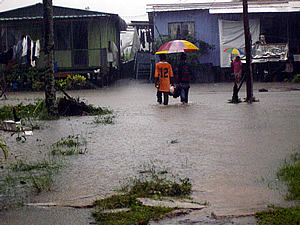Heavy rain in Rakiraki