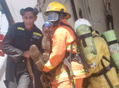 Fire fighters mark national day