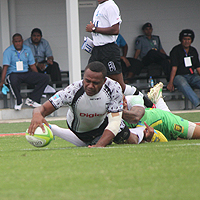 Fiji wins second match at Centennial 7s
