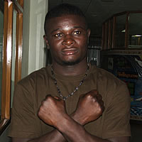 Kwandjo arrives to take on Joy Ali