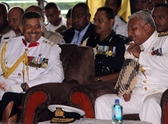 Commodore Bainimarama finishes off after 39 years of service