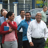 Media Meet With Interim PM