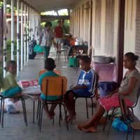 Difficulties at evacuation centers highlighted 