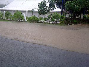 Flash flood warning remain in place