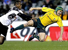 Flying Fijians go down to Wallabies