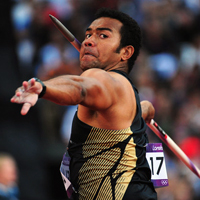 Copeland wins javelin gold