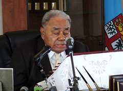 Former President, Tui Vuda passes away