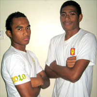 Fiji boys in Aussie Rules Championship