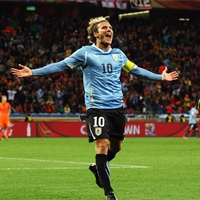 Forlan levels for Uruguay