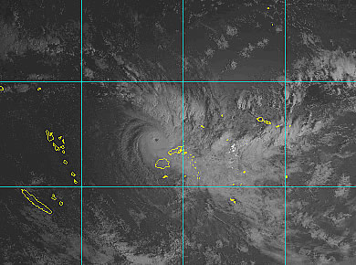 Hurricane Daman Intensifies 