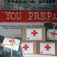 Red Cross Emergency Teams Out On Field