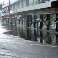 Nabukalou Creek Bursts Its Banks
