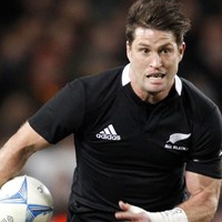 Unexpected face at All Blacks training today