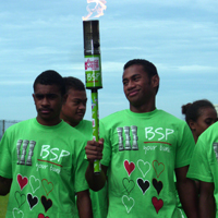 Coca Cola games torch starts its journey