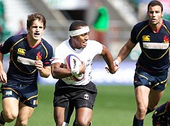 Fiji loses to Australia but meets Samoa in cup quarters  