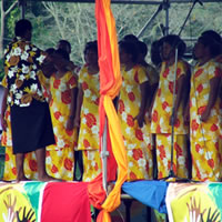 Colorful start to festival